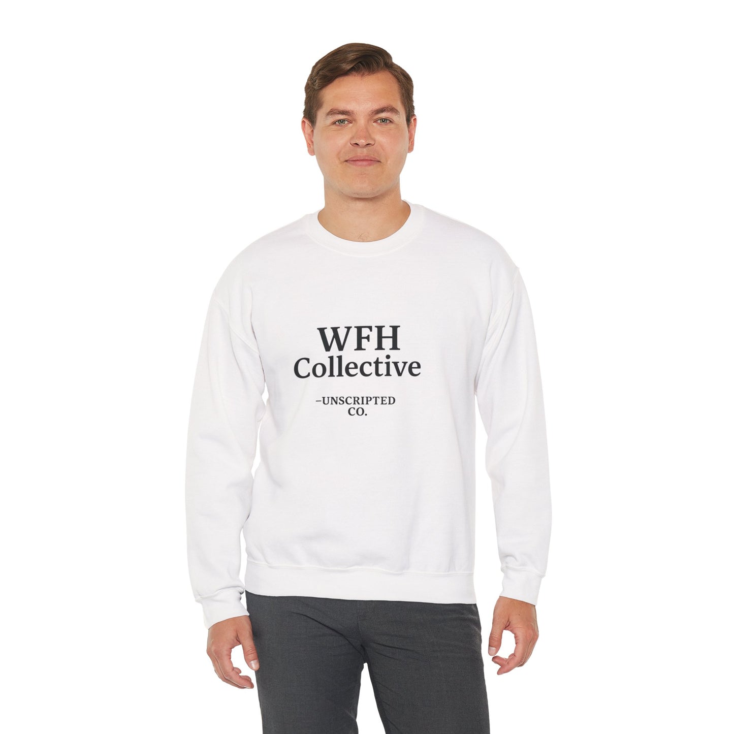"WFH Collective" Unisex Heavy Blend Crewneck Sweatshirt - UNSCRIPTED CO.