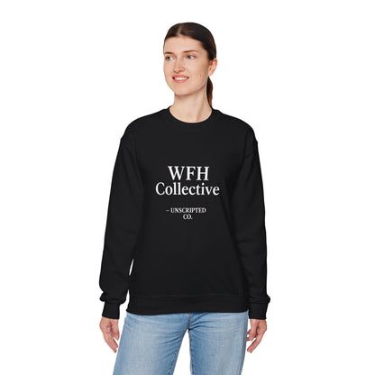 "WFH Collective" Unisex Heavy Blend Crewneck Sweatshirt - UNSCRIPTED CO.
